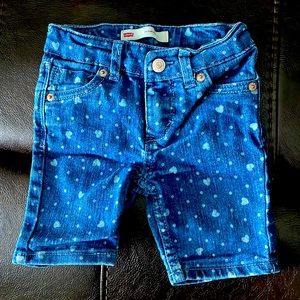 Girls 3T Levi’s Bermuda Jean Short